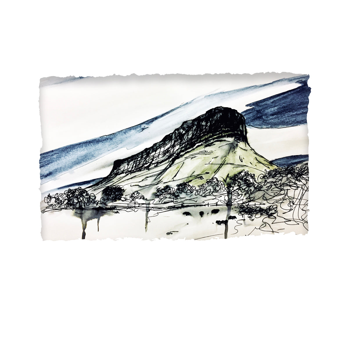 BENBULBEN - Mountain Large Rock Formation County Sligo Stephen Farnan