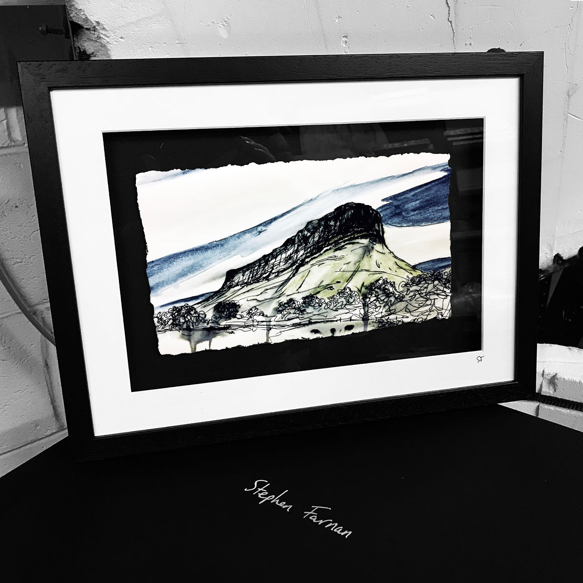 BENBULBEN - Mountain Large Rock Formation County Sligo Stephen Farnan
