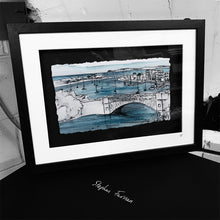 Load image into Gallery viewer, DEVONSHIRE BRIDGE, DUNGARVAN - River Colligan County Waterford by Stephen Farnan
