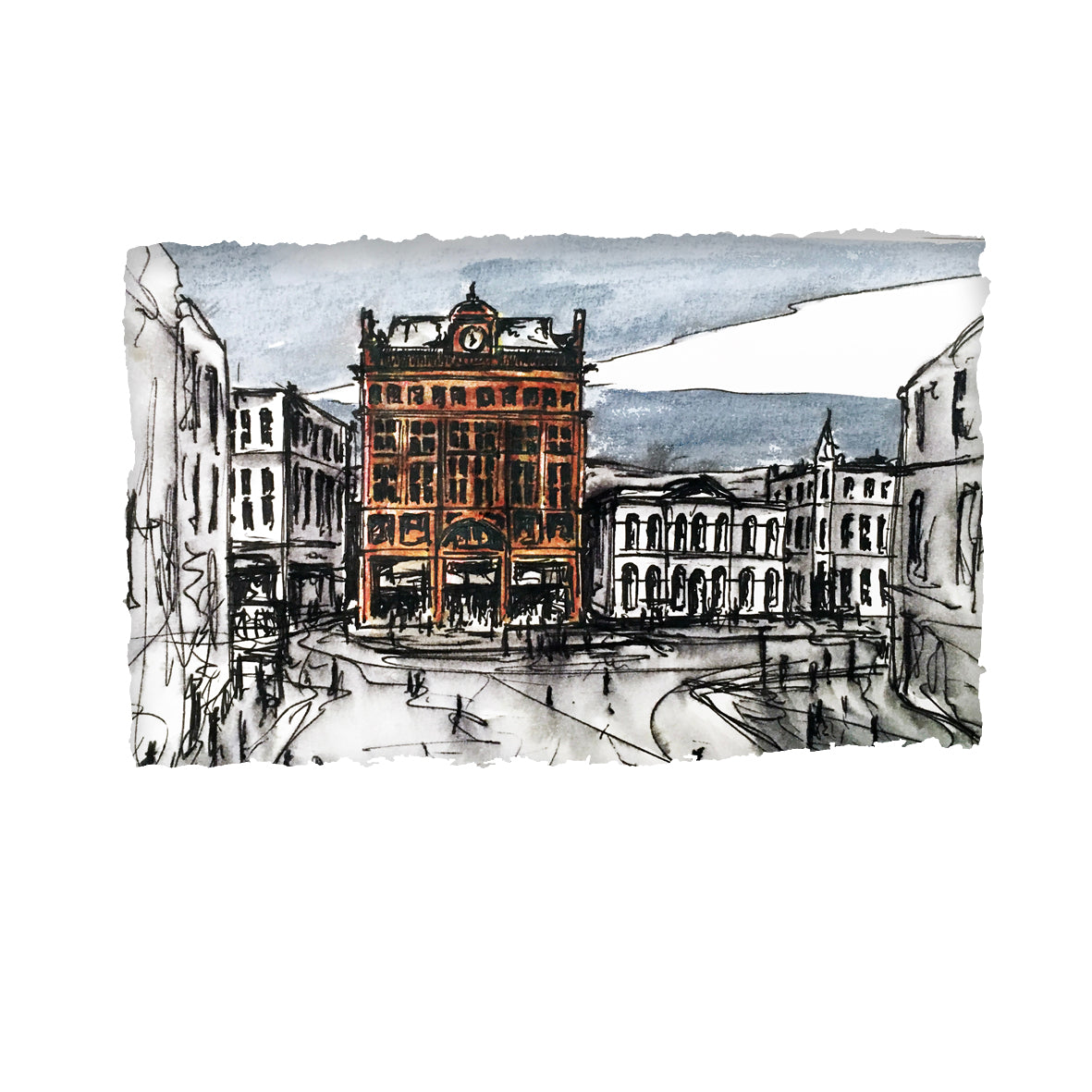 BANK BUILDINGS - Historic Belfast Centre County Antrim by Stephen Farnan