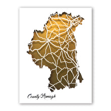 Load image into Gallery viewer, ARMAGH - Papercut map - Designed Imagined Made in Ireland
