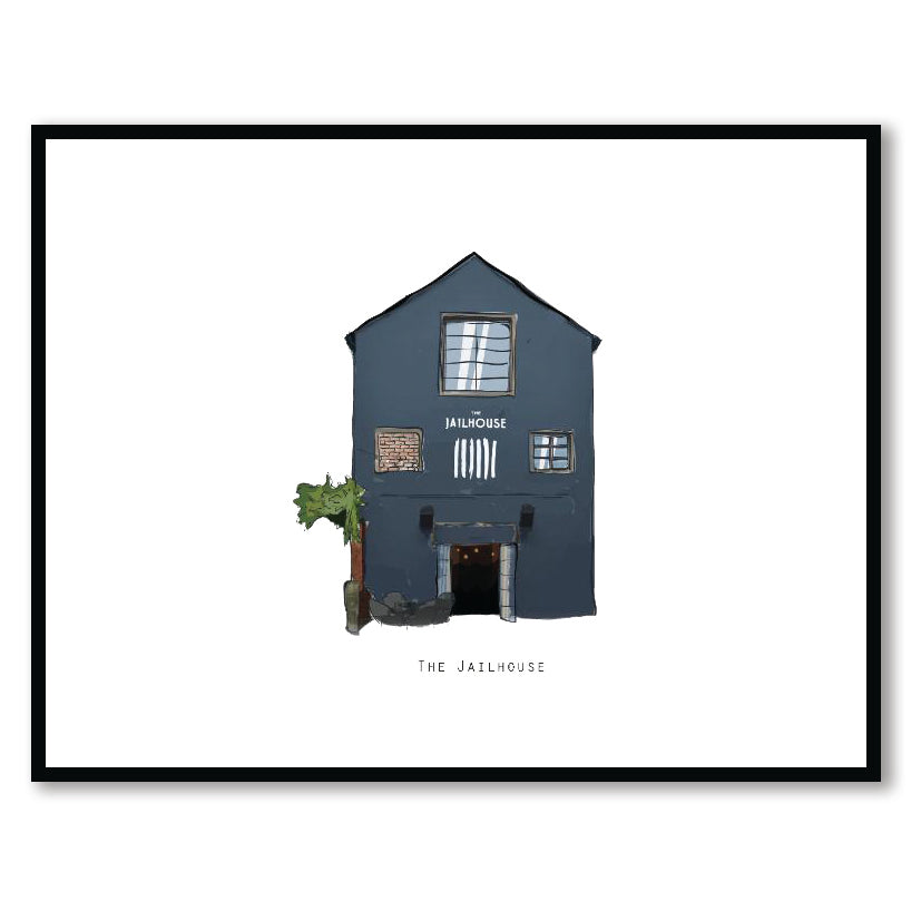 The JAILHOUSE - Belfast Pub Print - Made in Ireland