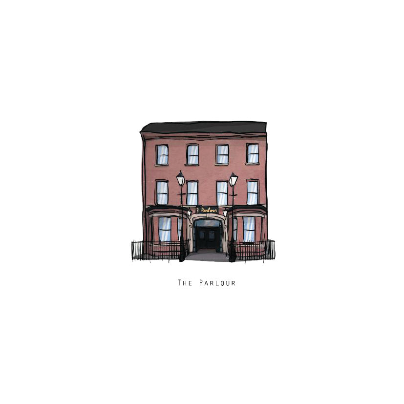 The PARLOUR - Belfast Pub Print - Made in Ireland
