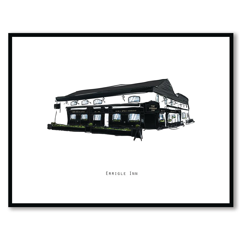ERRIGLE INN - Belfast Pub Print - Made in Ireland