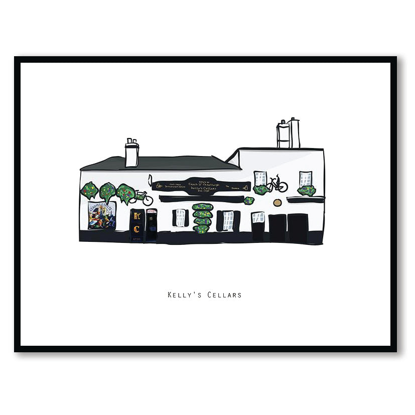 KELLY’S CELLARS - Belfast Pub Print - Made in Ireland