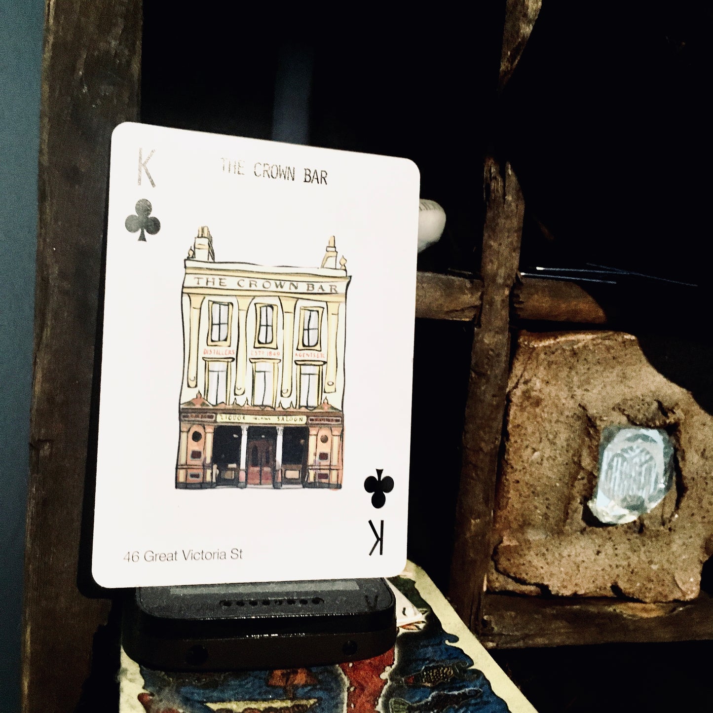 The CROWN - Belfast Pub Print - Made in Ireland