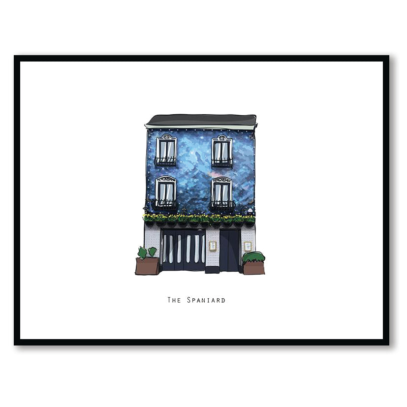The SPANIARD - Belfast Pub Print - Made in Ireland