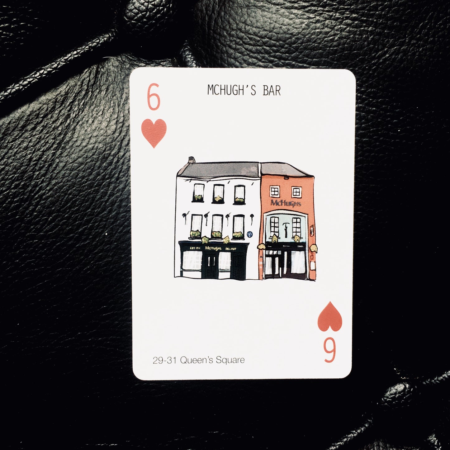 MCHUGHS - Belfast Pub Print - Made in Ireland