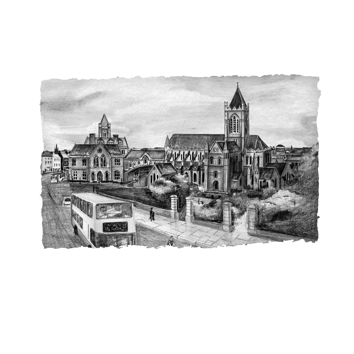 CHRIST CHURCH, DUBLIN - Heart of City Anglican Cathedral County Dublin by Stephen Farnan