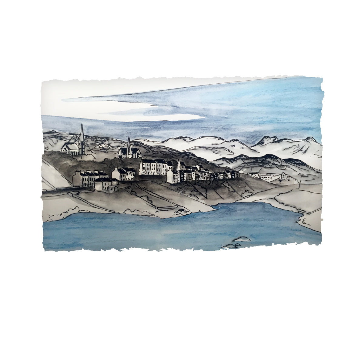 CLIFDEN - Bay Coastal Town Connemara County Galway Stephen Farnan
