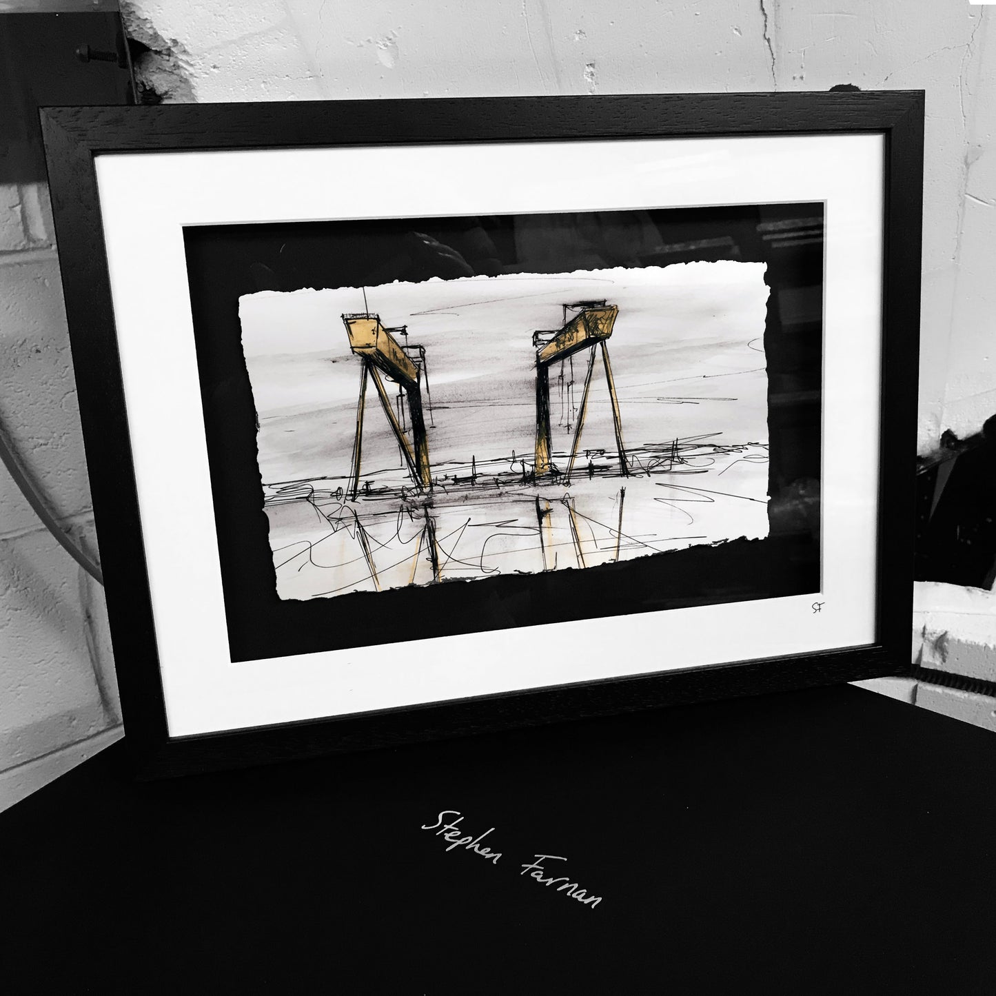 THE CRANES - Harland and Wolff Shipyard Belfast County Antrim by Stephen Farnan