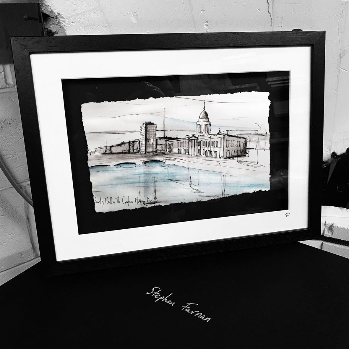 Customs House & The Liberty Hall - County Dublin by Stephen Farnan