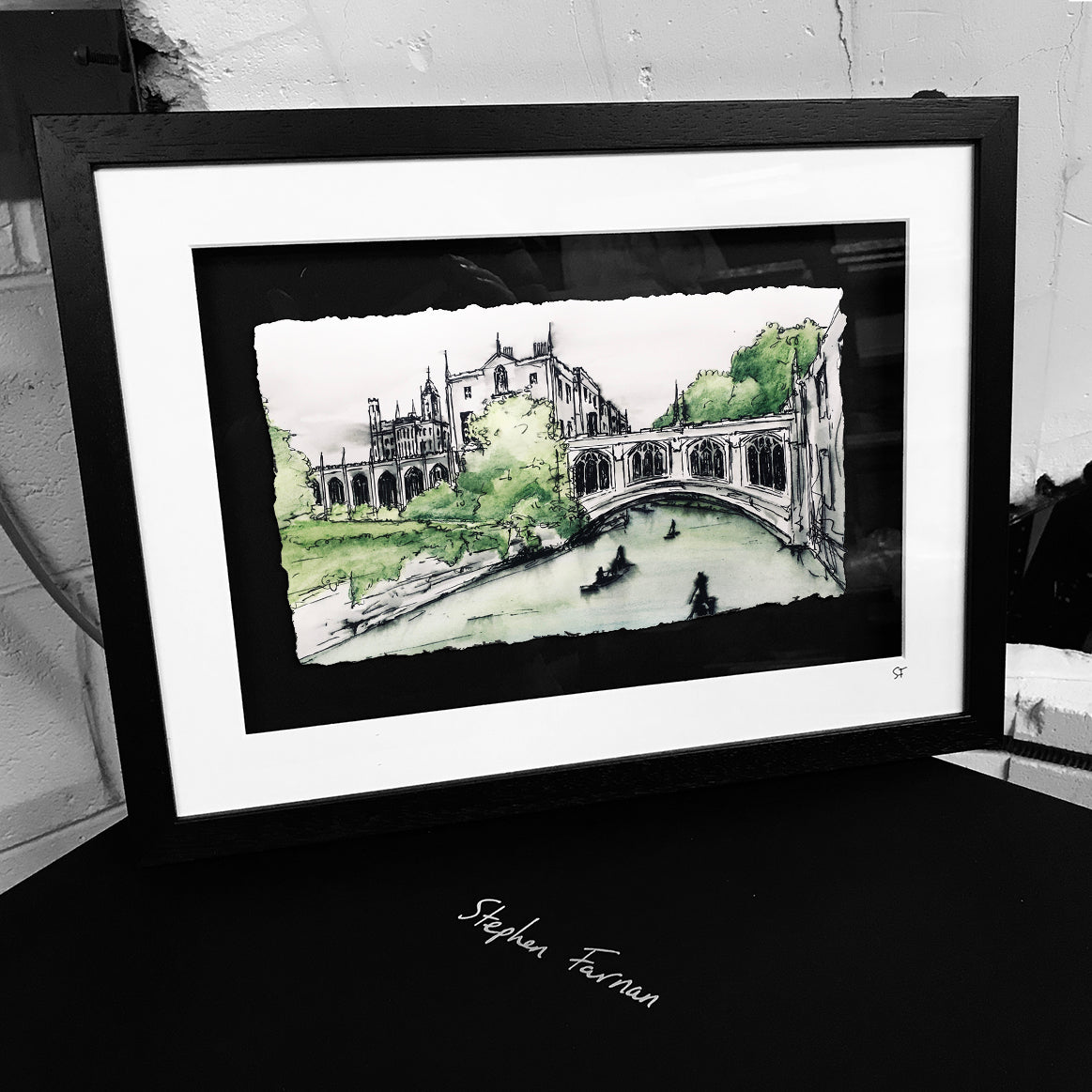 CAMBRIDGE, ENGLAND - Iconic University Town in England by Stephen Farnan