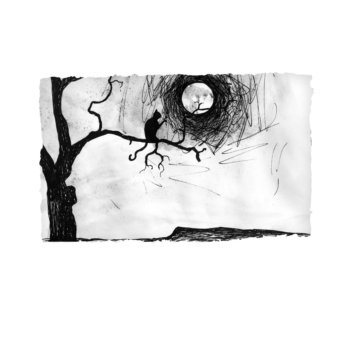 The Cat and the Moon - by Stephen Farnan