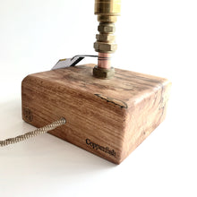 Load image into Gallery viewer, Forager Table Lamp - Spalted Irish Beech - Felled 2014
