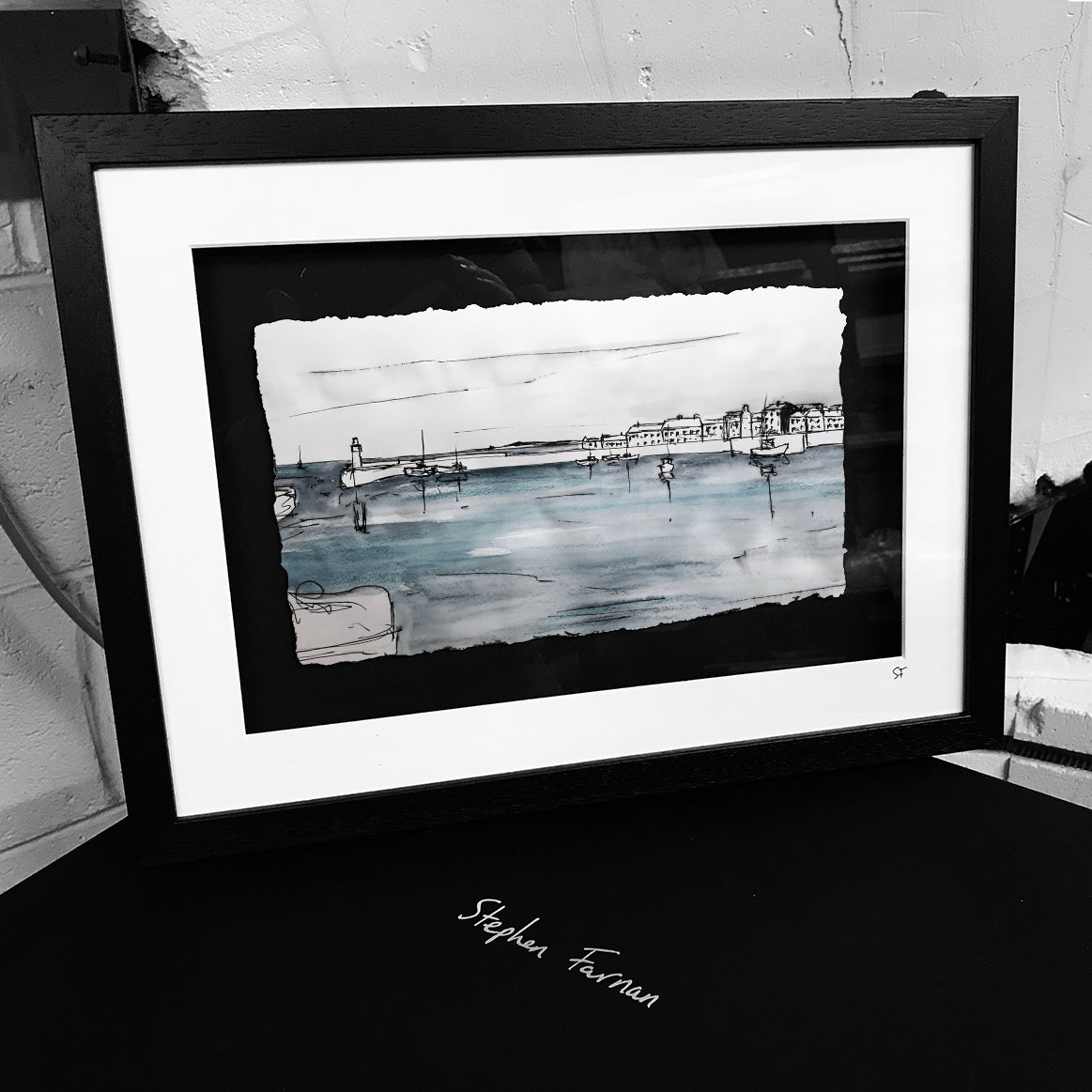 DONAGHADEE HARBOUR - Town Ards Peninsula County Down by Stephen Farnan