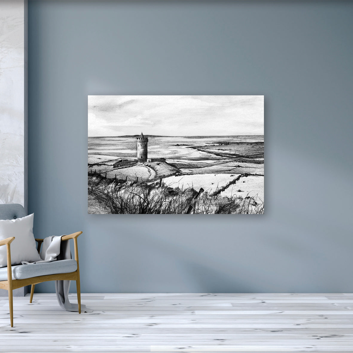 Doonagore Castle - County Clare by Stephen Farnan