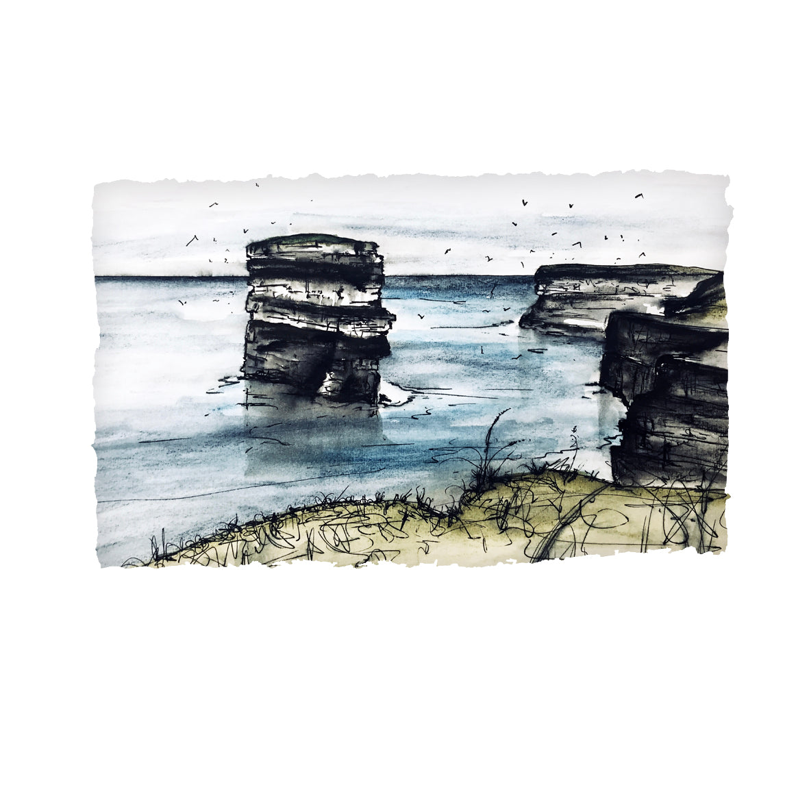 Downpatrick Head - County Mayo by Stephen Farnan