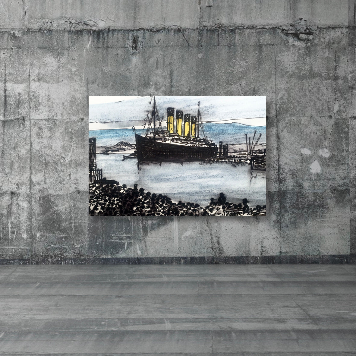 The Day Titanic Left Us - Belfast by Stephen Farnan
