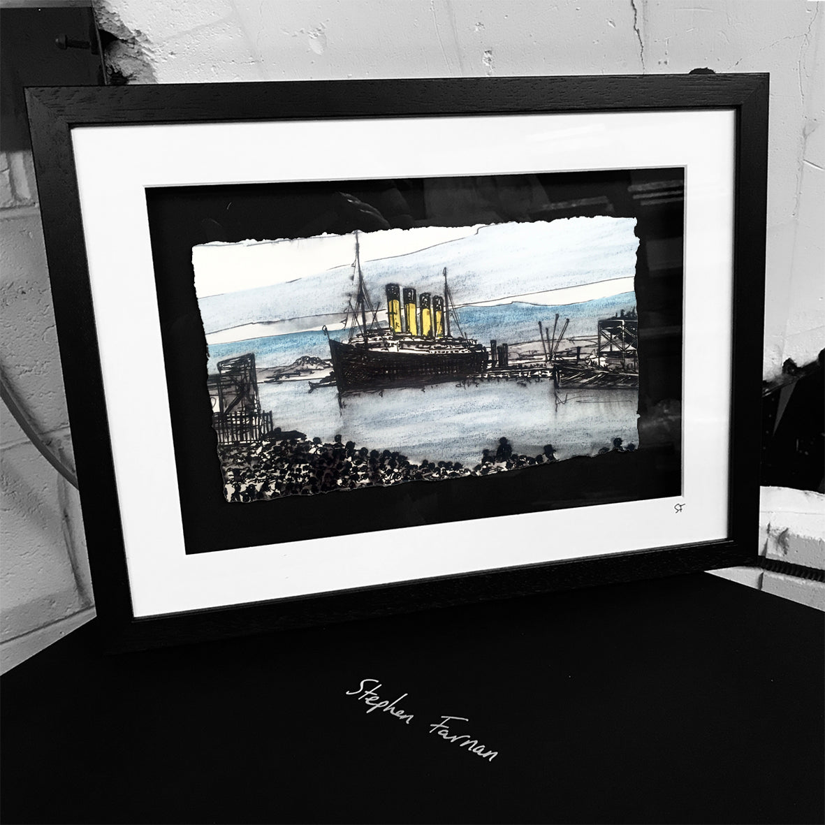 The Day Titanic Left Us - Belfast by Stephen Farnan