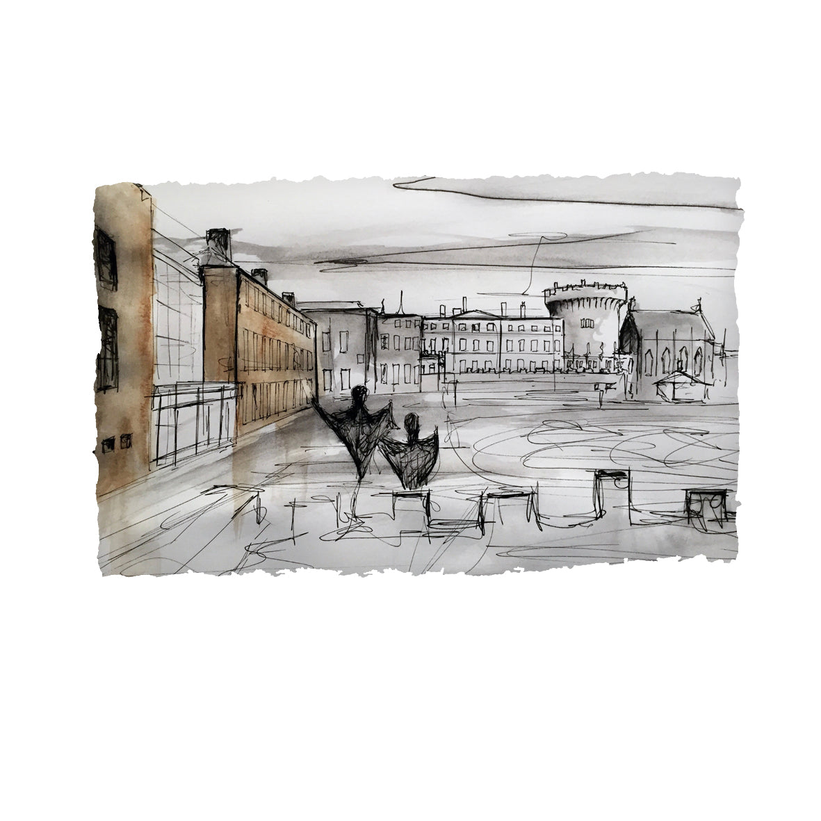 Courtyard, Dublin Castle - County Dublin by Stephen Farnan