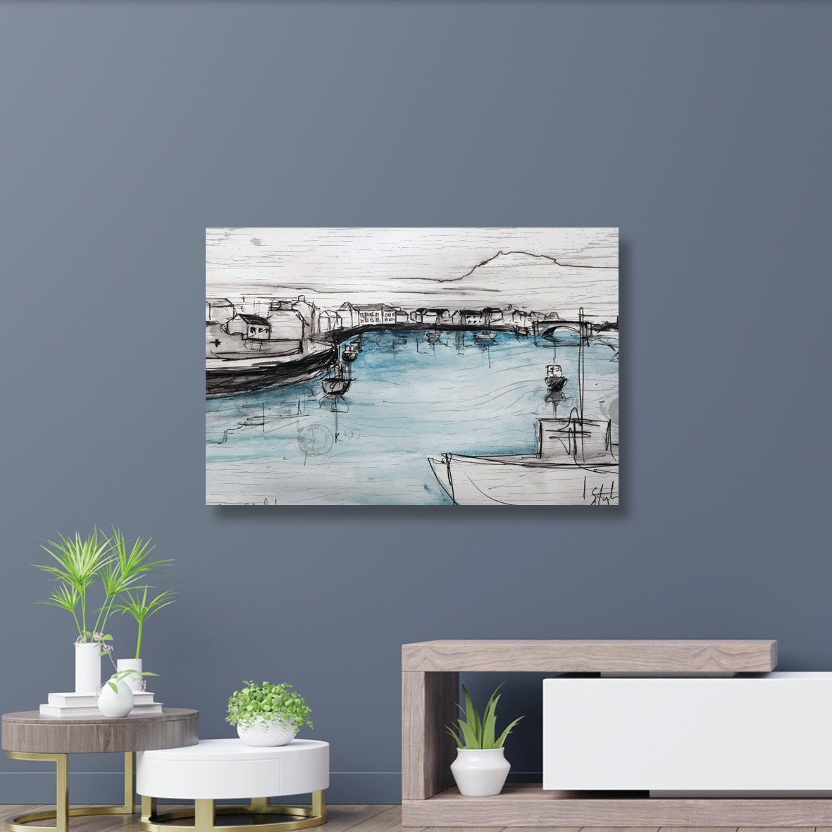 DUNGARVAN - Coastal Harbour Town County Waterford by Stephen Farnan