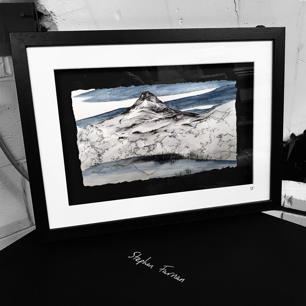 DIAMOND HILL - Connemara National Park Peak Letterfrack County Galway by Stephen Farnan