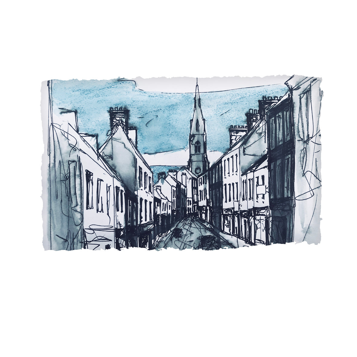 ENNIS - Town West of Ireland County Clare by Stephen Farnan