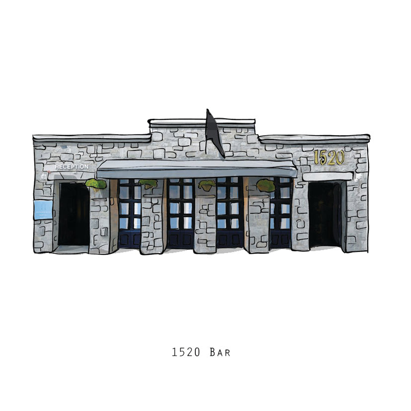 1520 BAR - Galway Pub Print - Made in Ireland