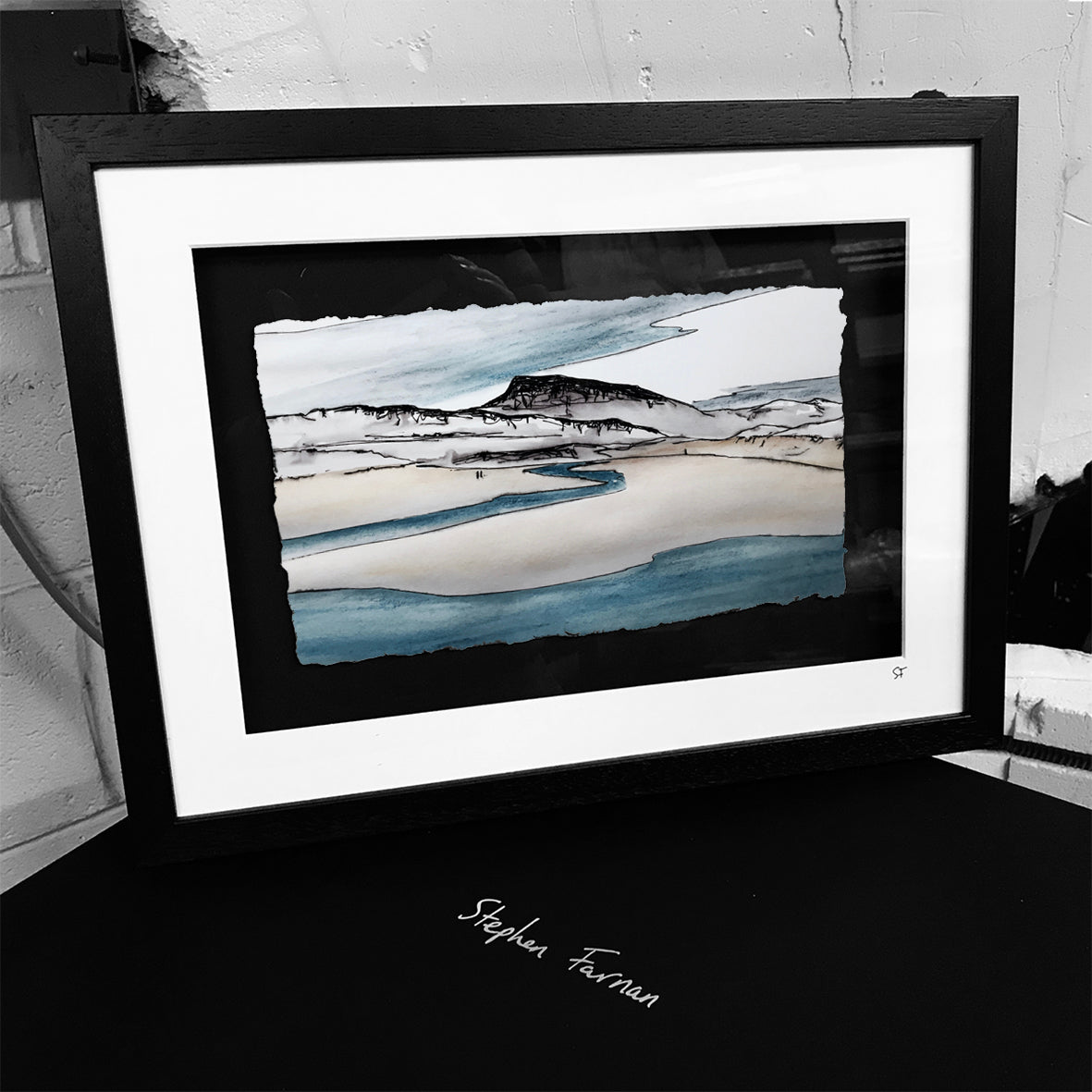 FALCARRAGH BEACH - Muckish Mountain Beautiful County Donegal by Stephen Farnan