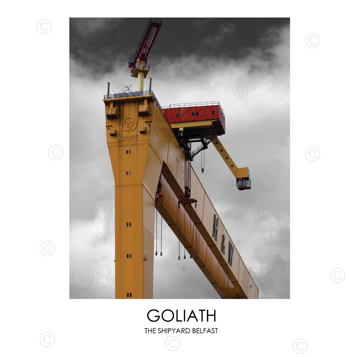 GOLIATH THE SHIPYARD BELFAST - Contemporary Photography Print from Northern Ireland