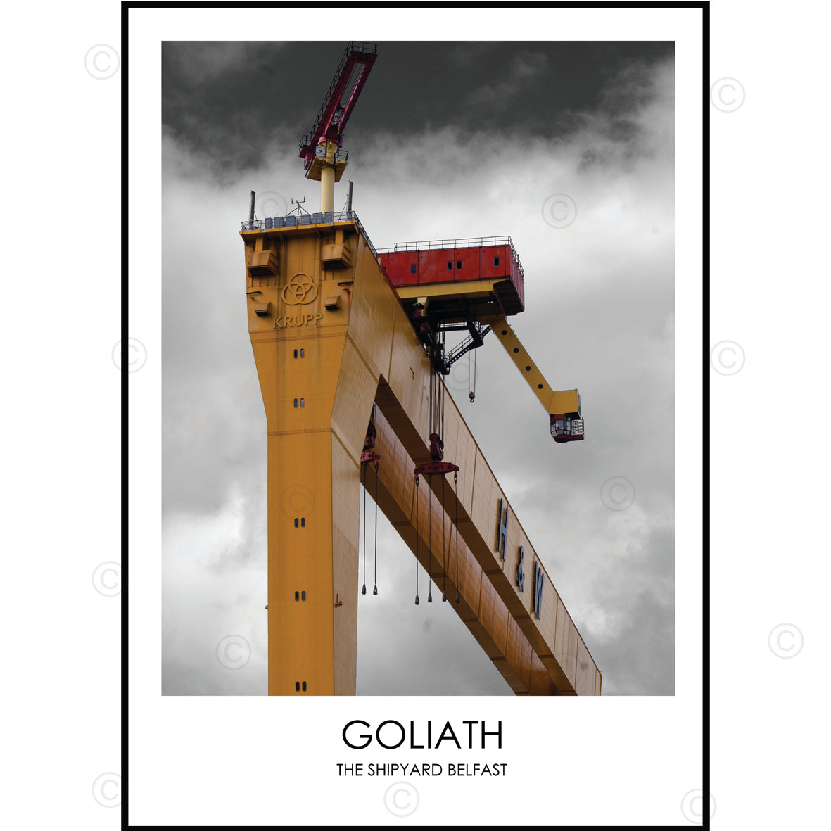 GOLIATH THE SHIPYARD BELFAST - Contemporary Photography Print from Northern Ireland