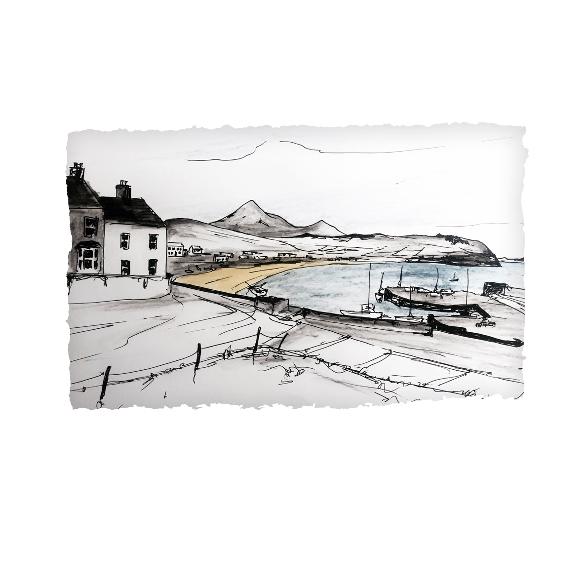 GREYSTONES HARBOUR - Seaside Coastal Town County Wicklow by Stephen Farnan