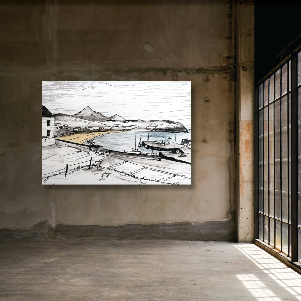 GREYSTONES HARBOUR - Seaside Coastal Town County Wicklow by Stephen Farnan