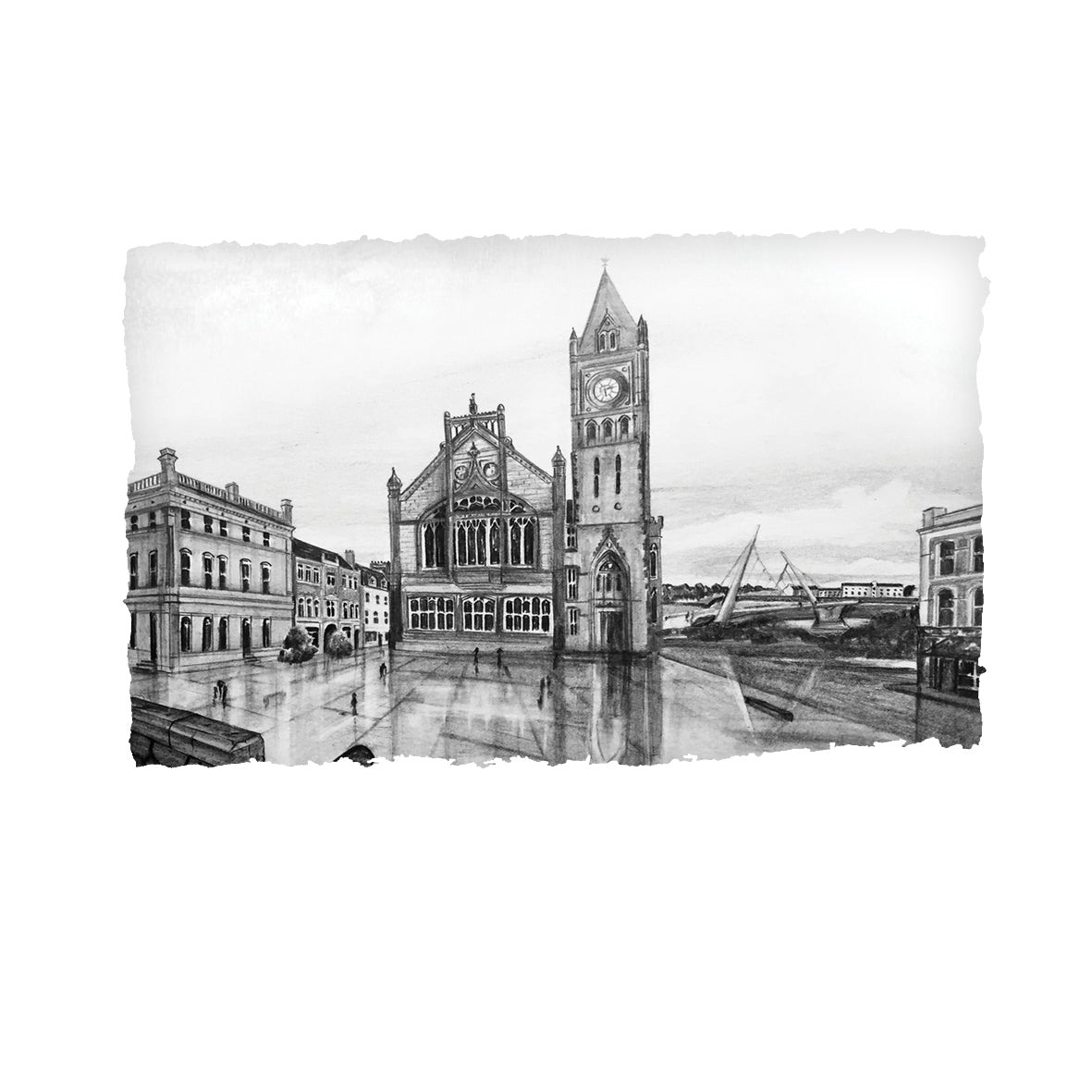 THE GUILDHALL, DERRY - Walled City County Derry by Stephen Farnan