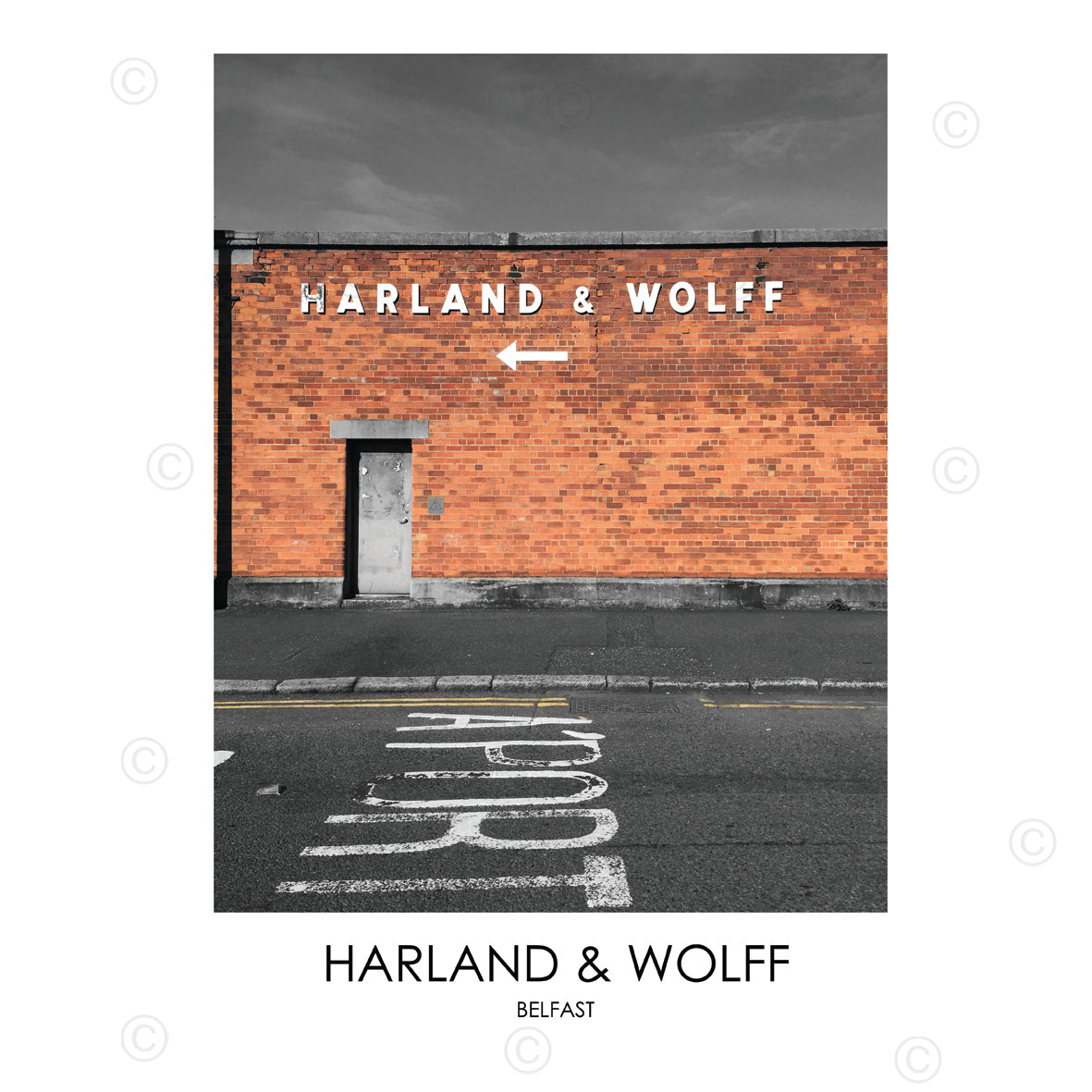 HARLAND AND WOLFF BELFAST - Contemporary Photography Print from Northern Ireland