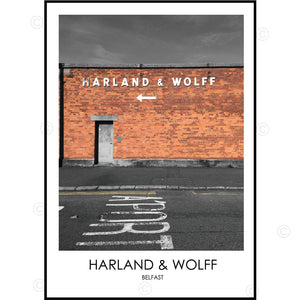 HARLAND AND WOLFF BELFAST - Contemporary Photography Print from Northern Ireland
