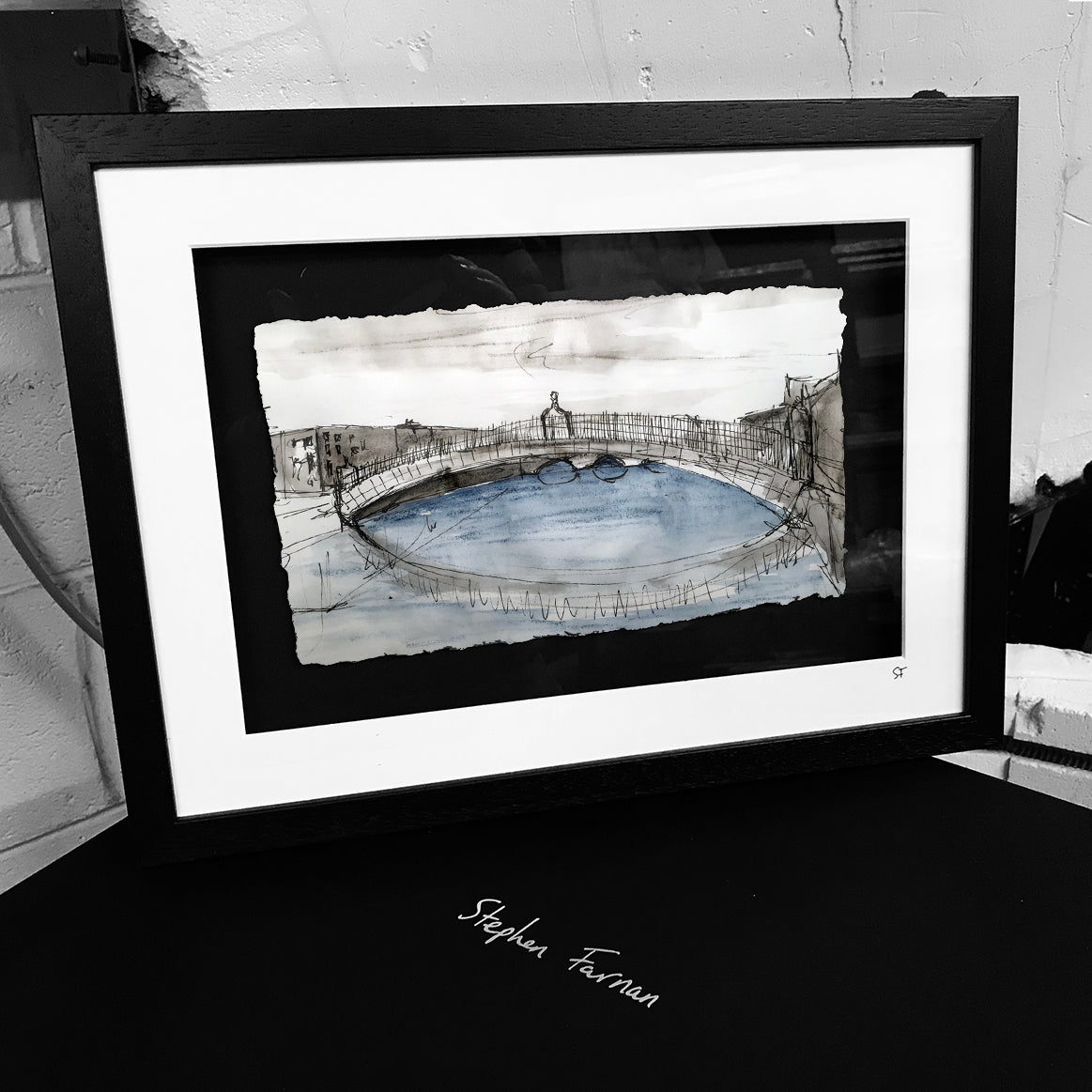 HA’PENNY BRIDGE, DUBLIN - (C) Iconic River Liffey Footbridge County Dublin by Stephen Farnan