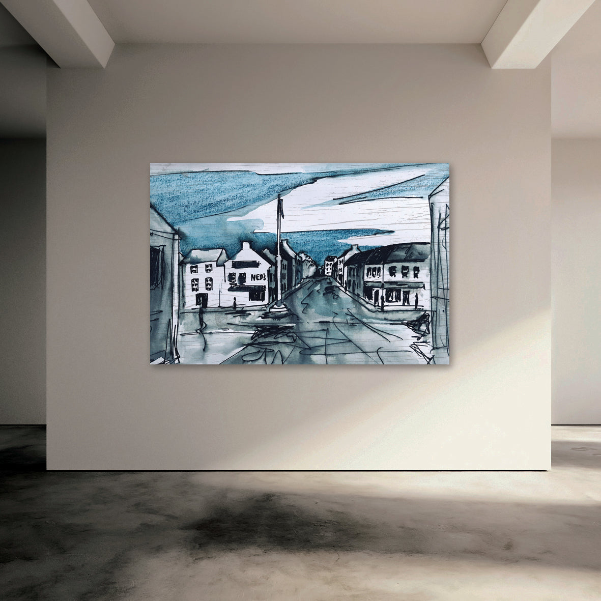 HOLYWOOD - Town Maypole Neds County Down by Stephen Farnan