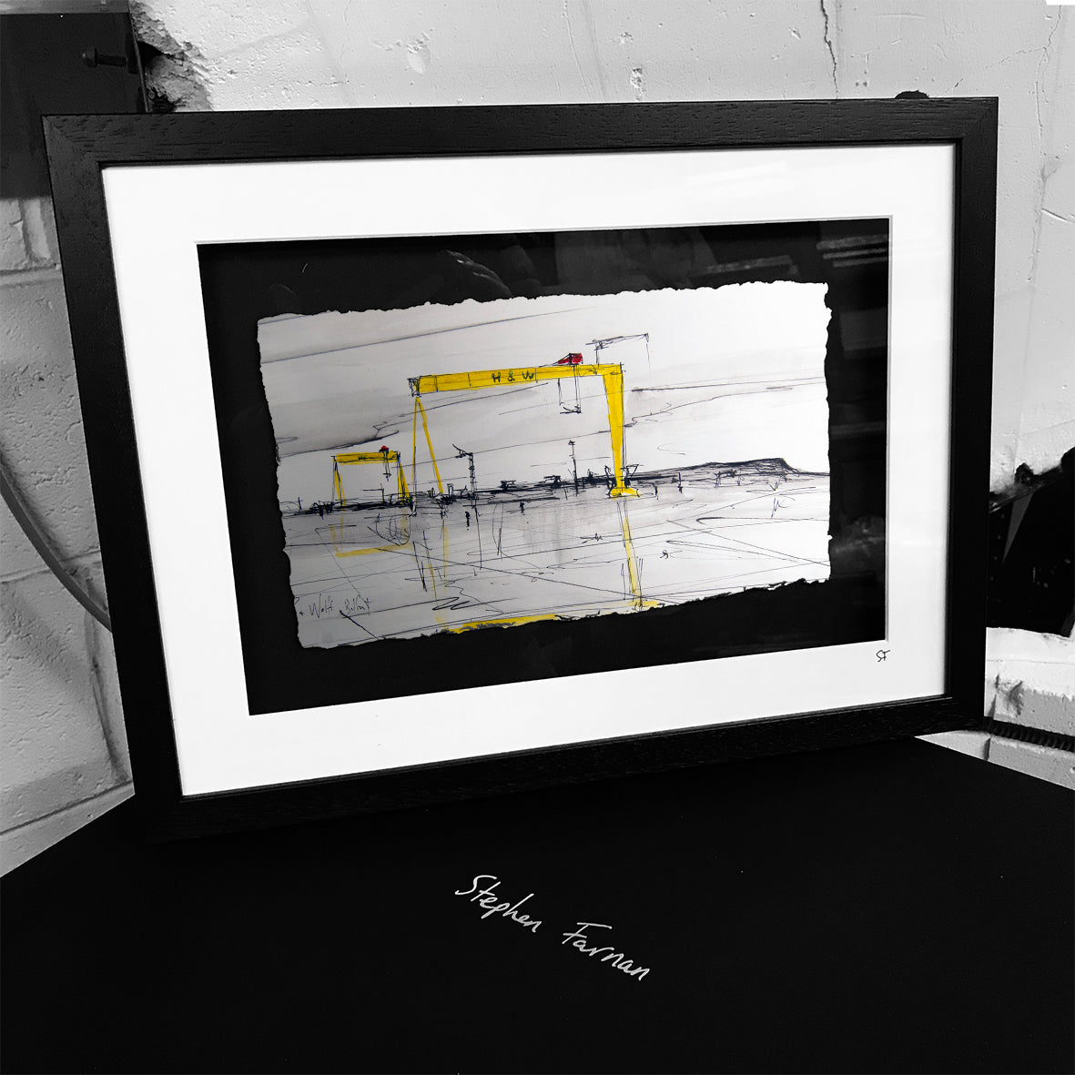 HARLAND & WOLFF - The Cranes Shipyard Samson Goliath County Antrim by Stephen Farnan