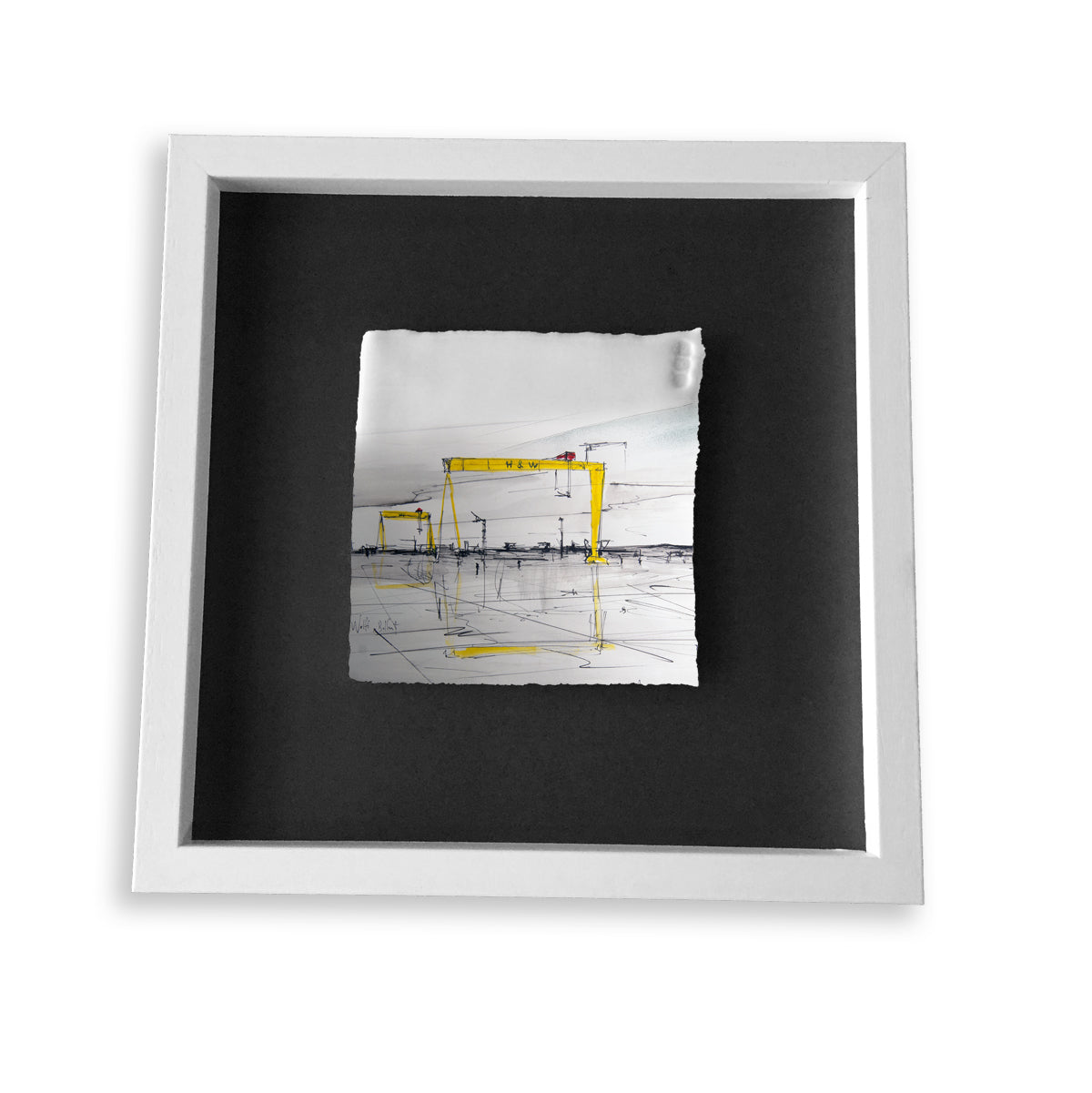 HARLAND & WOLFF - The Cranes Shipyard Samson Goliath County Antrim by Stephen Farnan