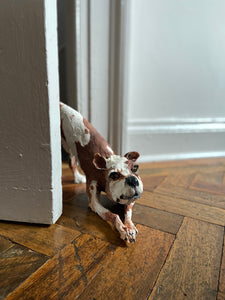 'Play Time' - Street Dog - Handmade Ceramic Sculpture