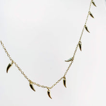 Load image into Gallery viewer, Gold Chilli Pod Necklace
