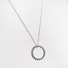 Load image into Gallery viewer, Silver Sun Necklace
