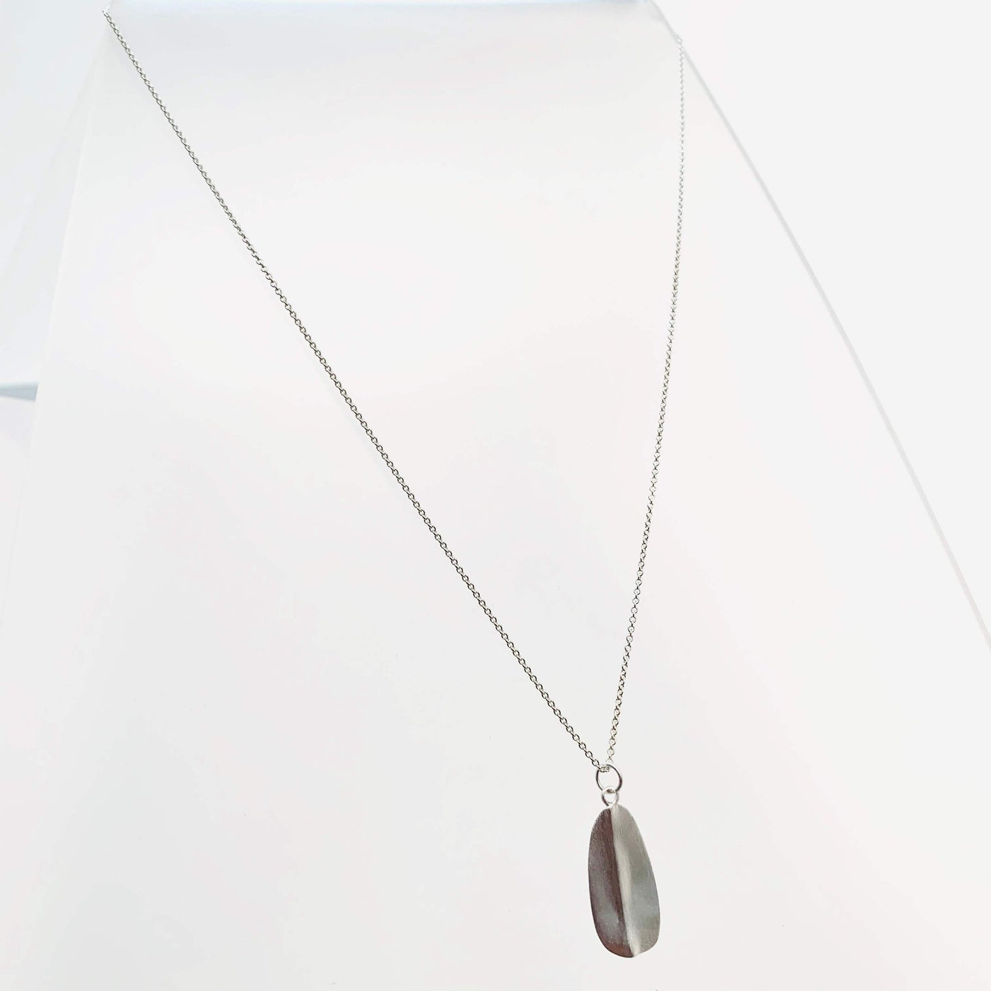 Silver Leaf Necklace