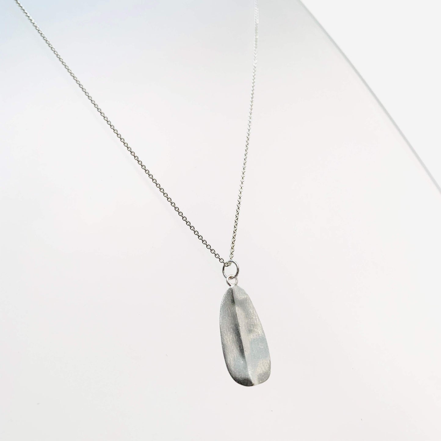 Silver Leaf Necklace