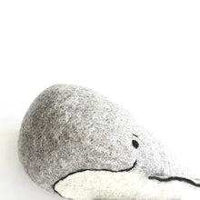Load image into Gallery viewer, The WHALE - Felt Wool Animal Art by Flock Studio - Made in Dublin, Ireland
