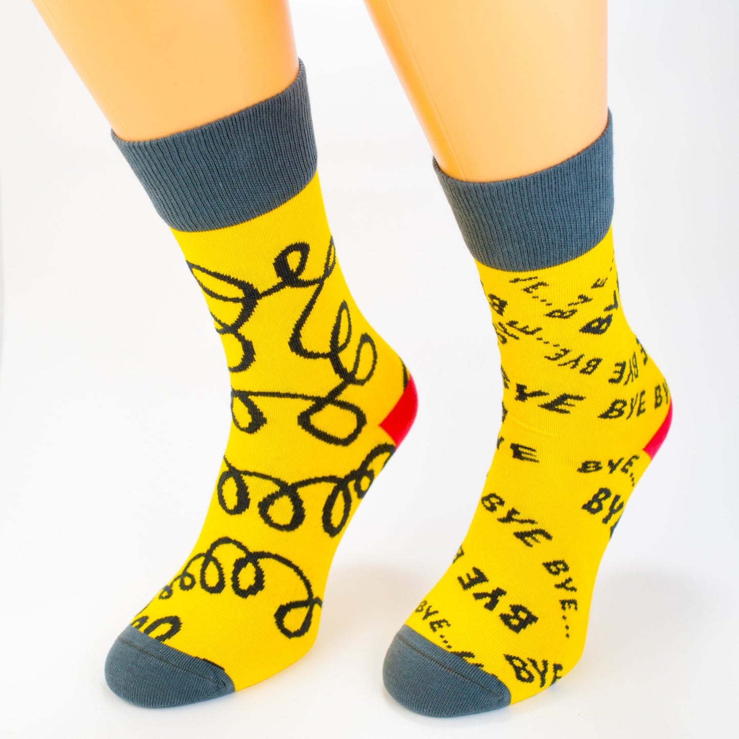 BYE BYE BYE - Funny Irish Socks Made in Ireland