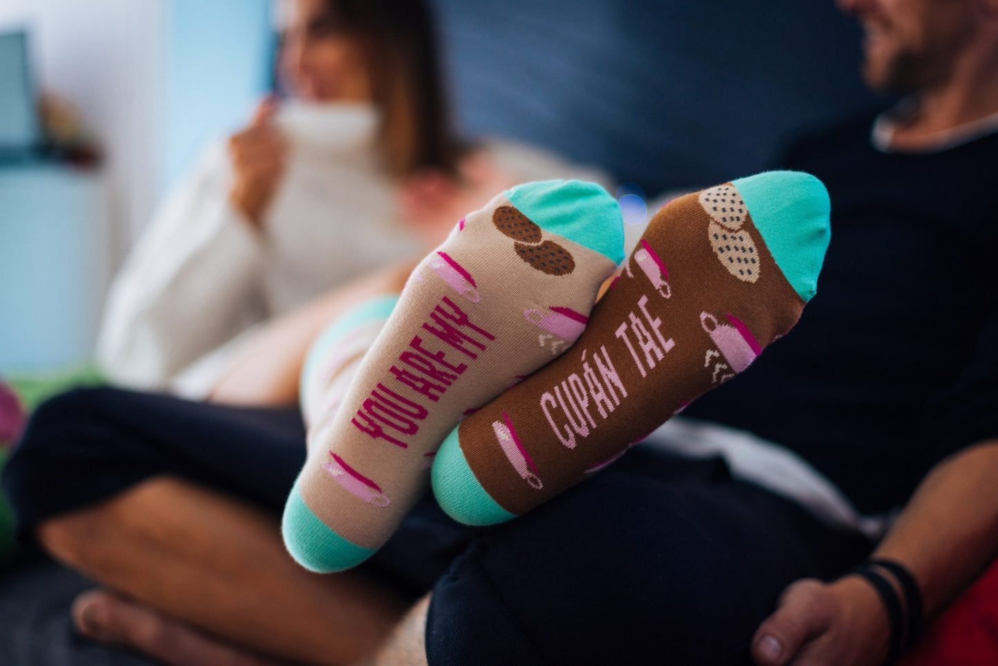 You are my CUPÁN TAE - Funny Irish Socks Made in Ireland