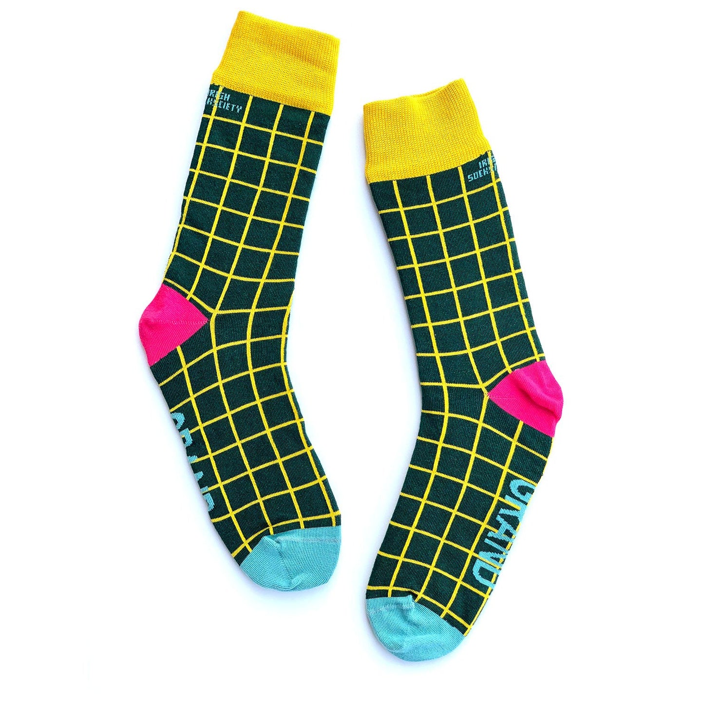 GRAND Green - Funny Irish Socks Made in Ireland